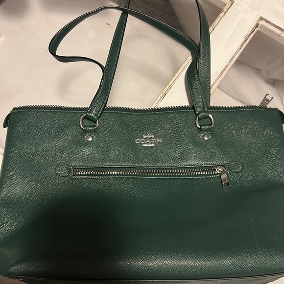 Michael Kors Bags Coach Hunter Green Large Shoulder Bag Poshmark